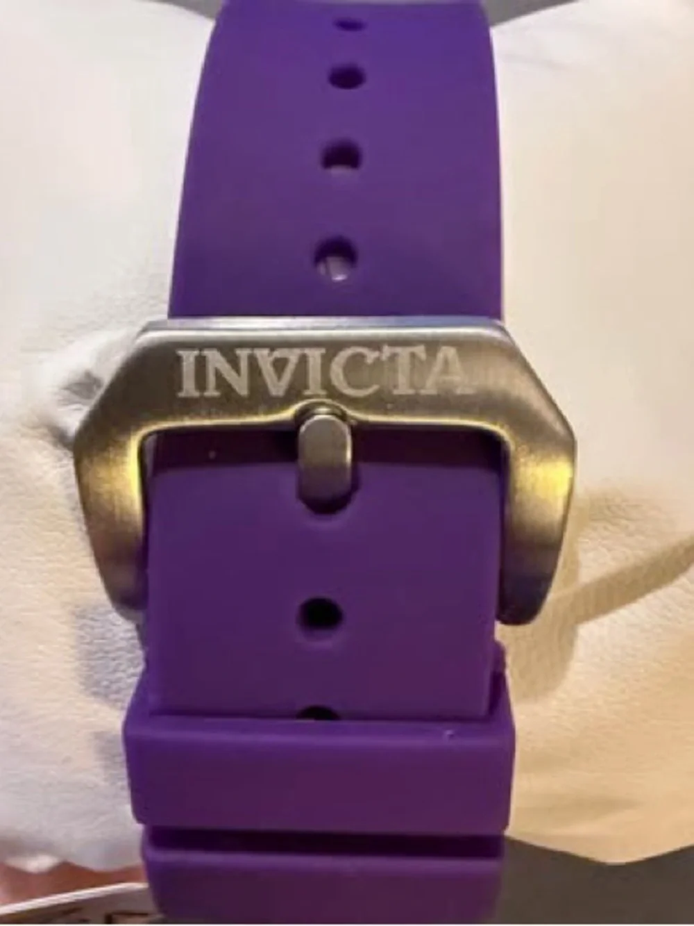Invicta Purple Rain Transparent Chronograph Watch